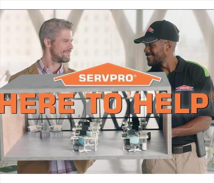 SERVPRO corporate here to help graphic